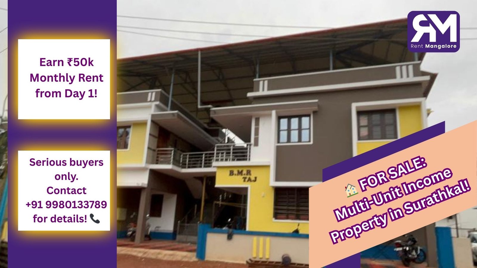 Flat for Sale in Surathkal Mangalore High Yielding Property for Sale in Surathkal, Mangalore