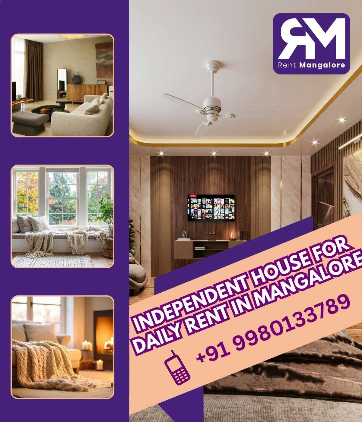 Independent House for Daily Rent in Mangalore