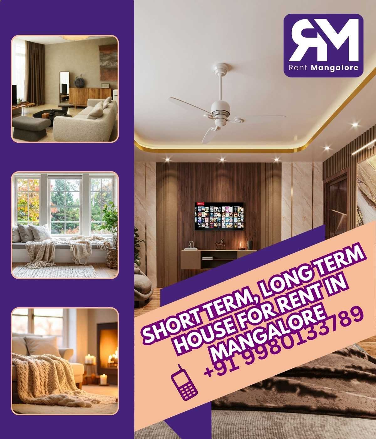 Short Term, Long Term House for Rent in Mangalore